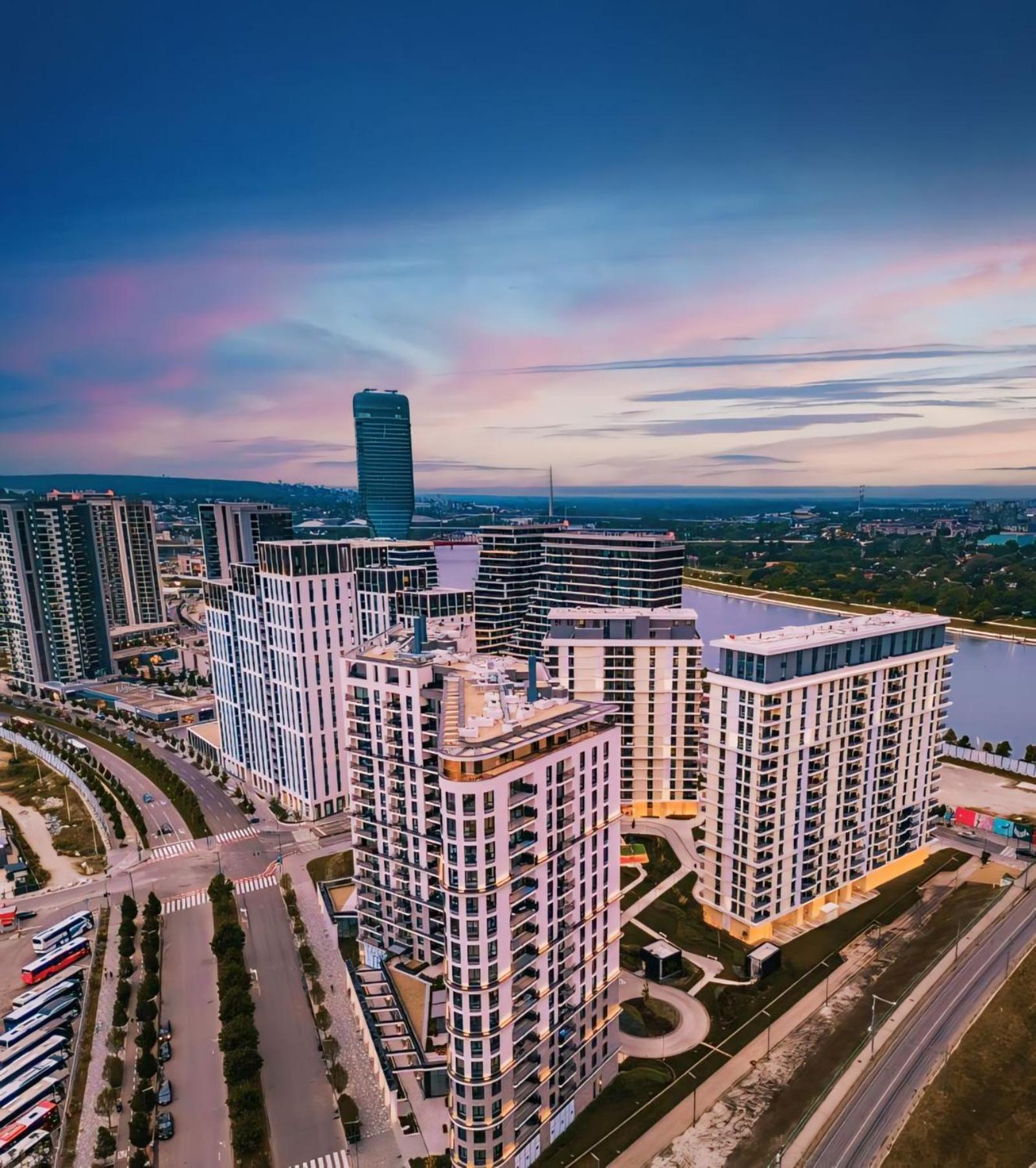 Belgrade Waterfront 16Th Fl Lux Apt. W/ City View Εξωτερικό φωτογραφία